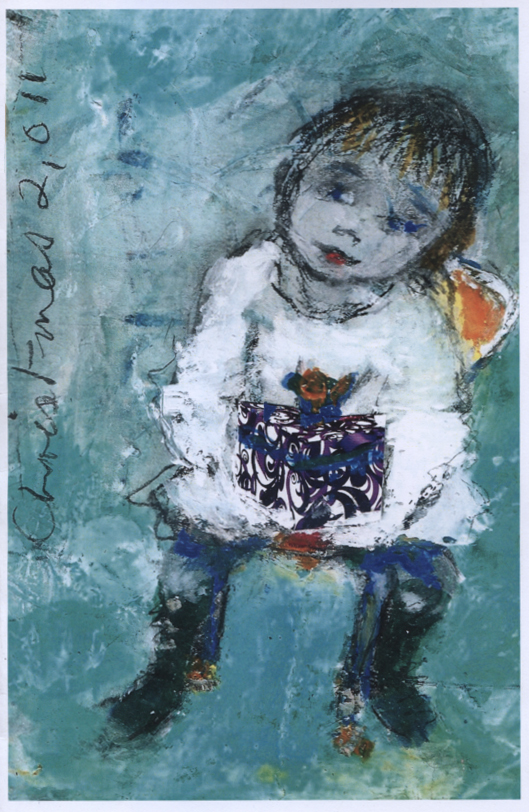 Olivia aged four